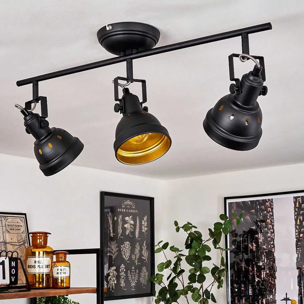Plafonnier Tita Noir, 3 Lumieres