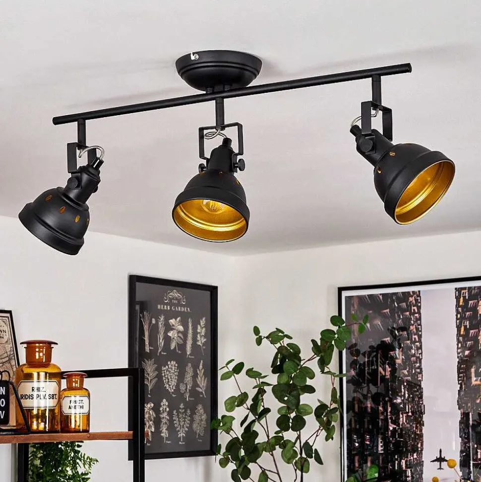 Plafonnier Tita Noir, 3 Lumieres