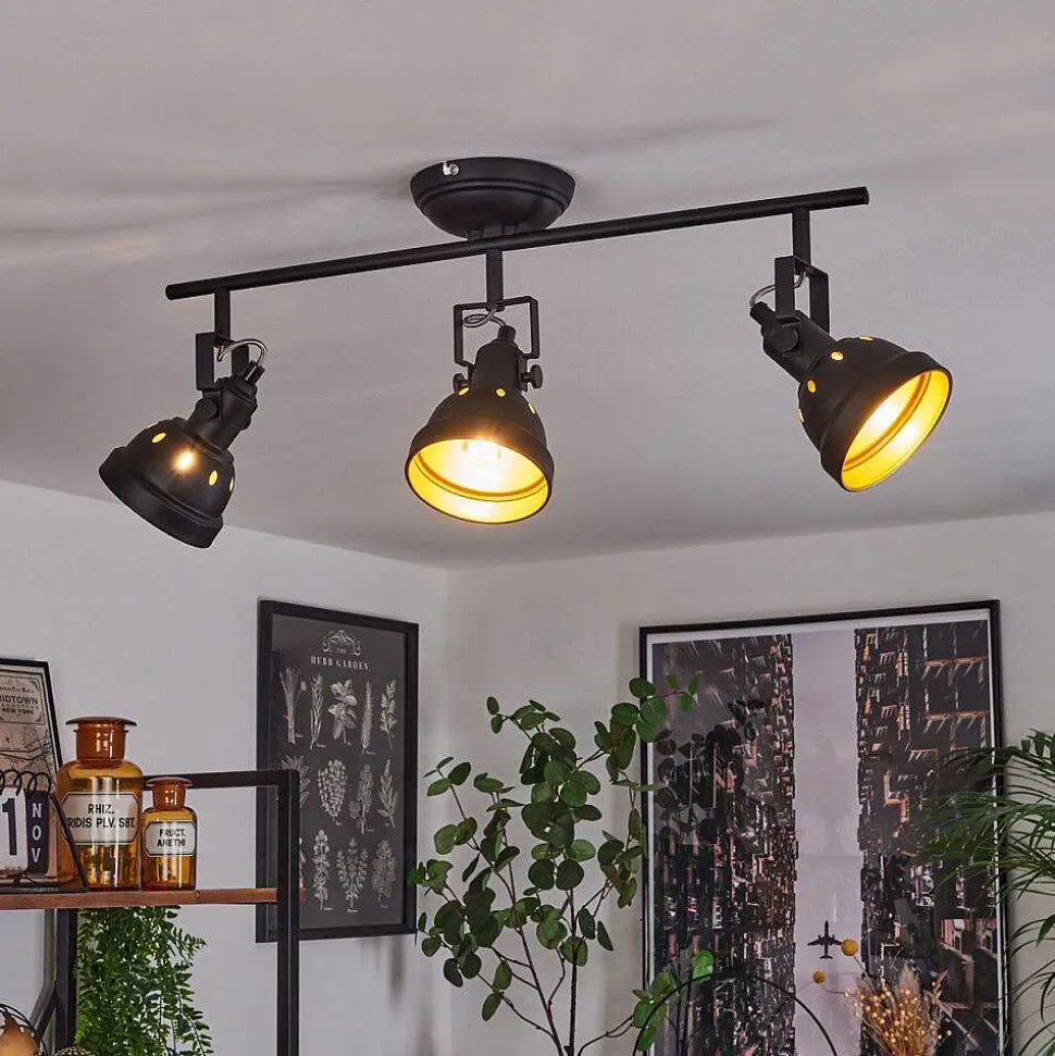 Plafonnier Tita Noir, 3 Lumieres