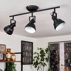 Plafonnier Tita Noir, 3 Lumieres