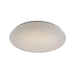 Plafonnier Trio Leuchten Wiz Nalida Led Blanc, 1 Lumiere, Telecommandes, Changeur De Couleurs