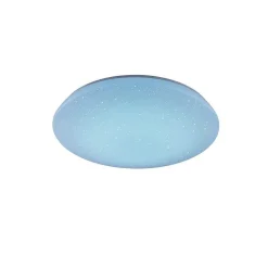 Plafonnier Trio Leuchten Wiz Charly Led Blanc, 1 Lumiere, Telecommandes, Changeur De Couleurs