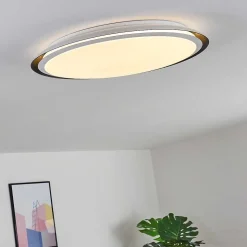 Plafonnier Vejle Led Blanc, 2 Lumieres, Changeur De Couleurs