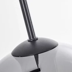 Plafonnier Verre 20 Cm Koyoto Clair, Fume, 4 Lumieres