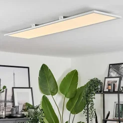 Plafonnier Vex Led Blanc, 1 Lumiere, Telecommandes