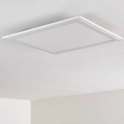 Plafonnier Voisines Led Blanc, 1 Lumiere, Telecommandes, Changeur De Couleurs