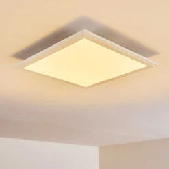 Plafonnier Voisines Led Blanc, 1 Lumiere, Telecommandes, Changeur De Couleurs