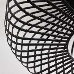 Plafonnier Wemude Noir, 1 Lumiere