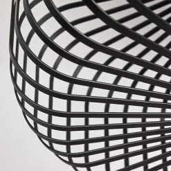 Plafonnier Wemude Noir, 1 Lumiere