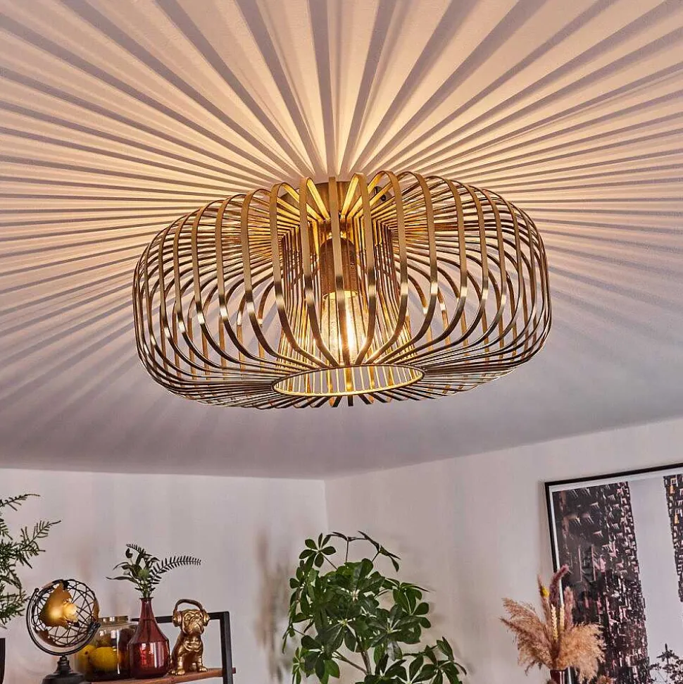 Plafonnier Wemude Vieux Laiton, 1 Lumiere