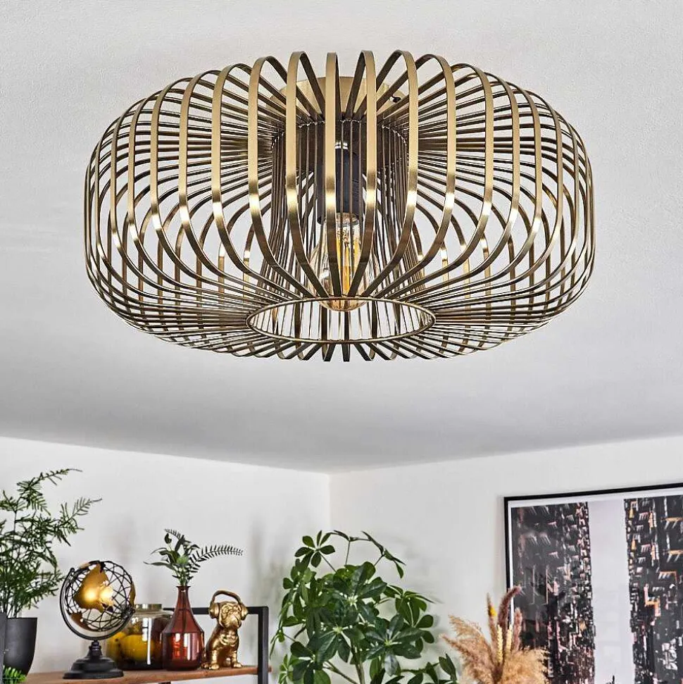 Plafonnier Wemude Vieux Laiton, 1 Lumiere