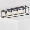 Plafonnier Wick Noir, 4 Lumieres