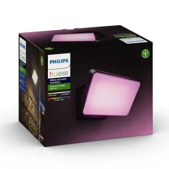 Projecteur Philips Hue Ambiance White & Color Discover Led Noir, 1 Lumiere, Changeur De Couleurs