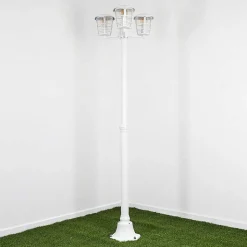 Reverbere Lalwori Blanc, 3 Lumieres