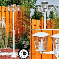 Reverbere Lalwori Blanc, 3 Lumieres