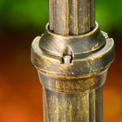 Reverbere Ribadeo Noir Dore, 3 Lumieres