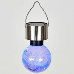 Set De Lampes Solaires Falco Led Argente, 1 Lumiere