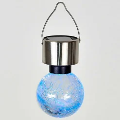 Set De Lampes Solaires Falco Led Argente, 1 Lumiere