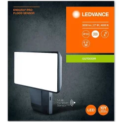 Spot De Jardin Ledvance Endura® Gris, 1 Lumiere, Detecteur De Mouvement