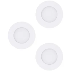 Spot Encastrable Eglo Fueva Led Blanc, 3 Lumieres