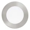 Spot Encastrable Eglo Fueva 1 Led Nickel Mat, 1 Lumiere
