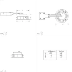 Spot Encastrable Eglo Pineda Led Noir, 3 Lumieres
