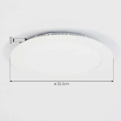 Spot Encastrable Finsrud Led Blanc, 1 Lumiere