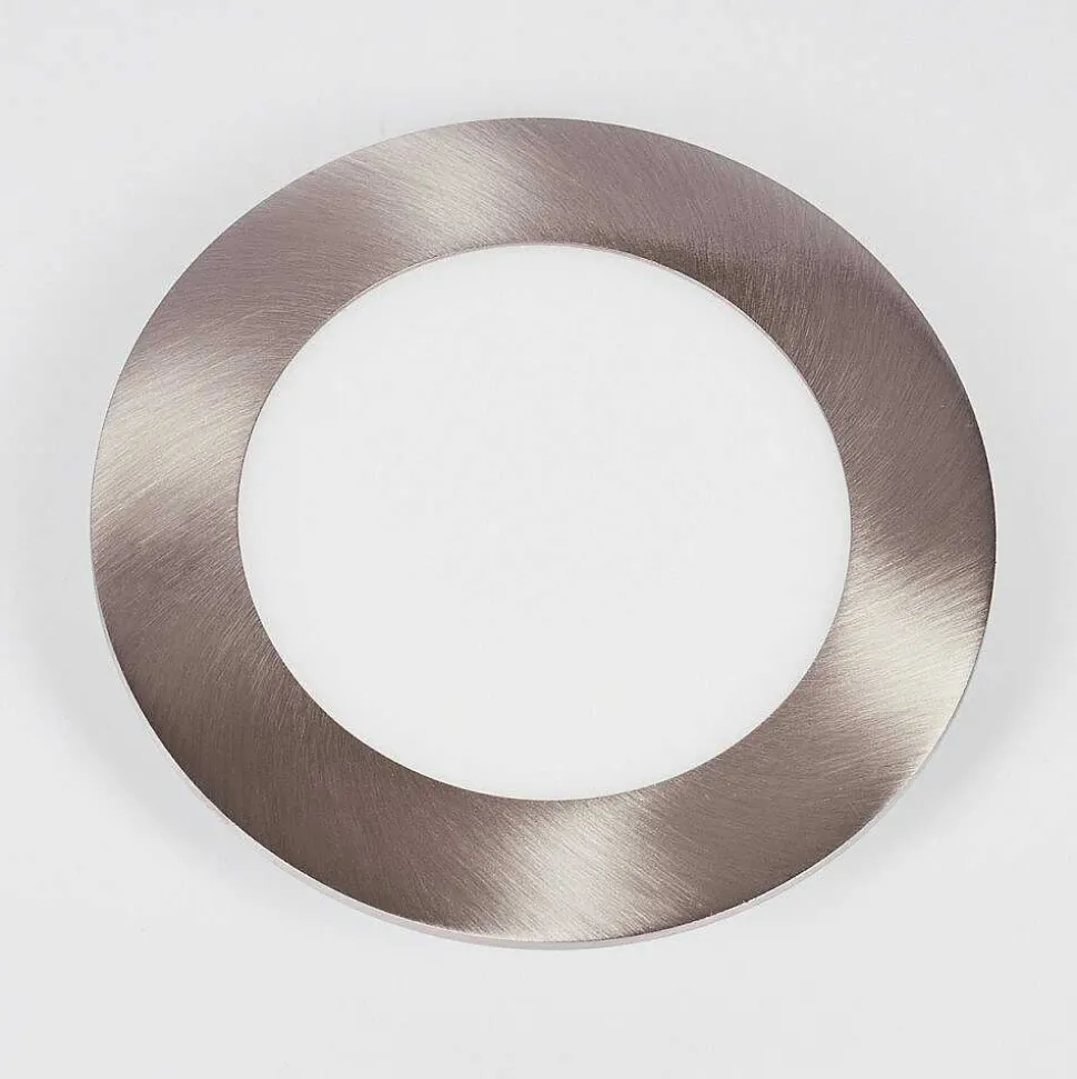 Spot Encastrable Finsrud Led Nickel Mat, 1 Lumiere