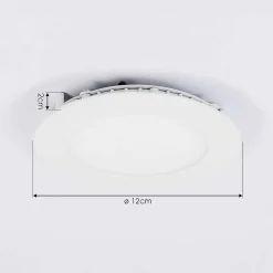 Spot Encastrable Finsrud Led Blanc, 1 Lumiere