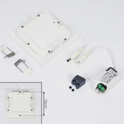 Spot Encastrable Finsrud Led Blanc, 1 Lumiere