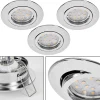 Spot Encastrable Kerrouan Led Chrome, 1 Lumiere