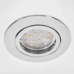 Spot Encastrable Kerrouan Led Chrome, 1 Lumiere