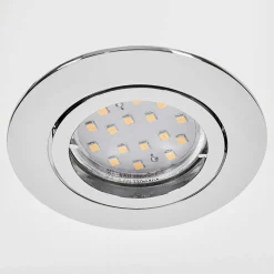 Spot Encastrable Kerrouan Led Chrome, 1 Lumiere