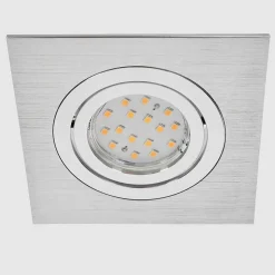 Spot Encastrable Monthois Led Chrome, Nickel Mat, 1 Lumiere