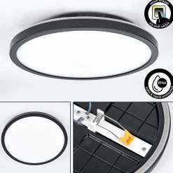 Spot Encastrable Pawcatuck Led Noir, Blanc, 1 Lumiere