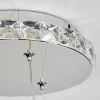 Suspension Avelar Led Chrome, Transparent, 1 Lumiere