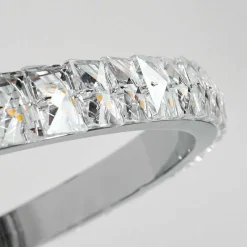 Suspension Avelar Led Chrome, Transparent, 1 Lumiere