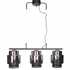 Suspension By Rydens Ebbot Noir, 3 Lumieres