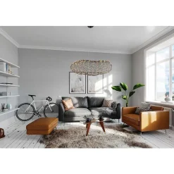 Suspension By Rydens Hayden Led Noir, 1 Lumiere