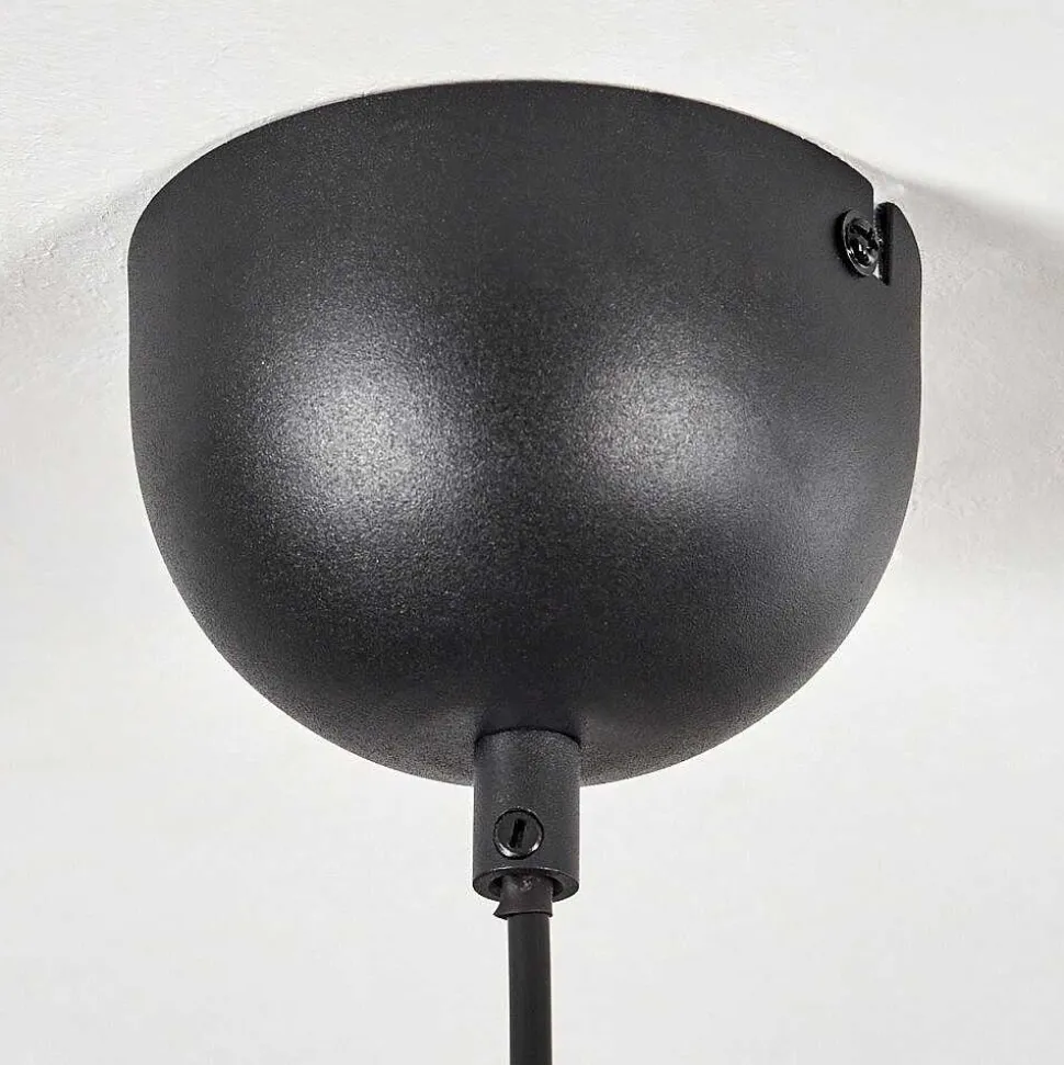 Suspension Cacor Noir, 1 Lumiere