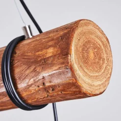 Suspension Canedo Brun, Noir, 5 Lumieres