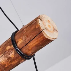 Suspension Canedo Brun, Noir, 5 Lumieres