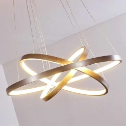 Suspension Canisteo Led Nickel Mat, 3 Lumieres