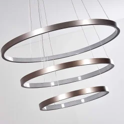 Suspension Canisteo Led Nickel Mat, 3 Lumieres
