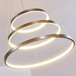 Suspension Canisteo Led Nickel Mat, 3 Lumieres