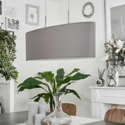 Suspension Domnom Nickel Mat, 2 Lumieres