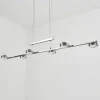 Suspension Fernandaires Led Nickel Mat, 12 Lumieres