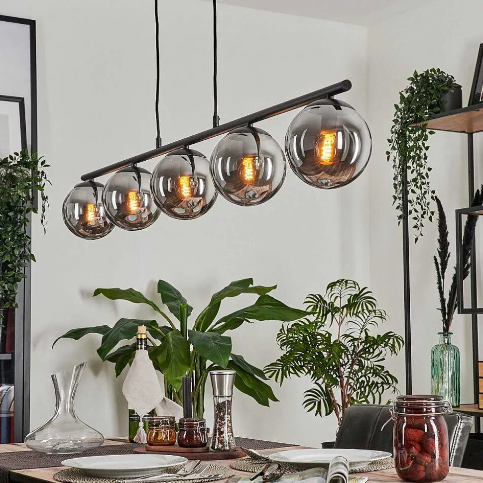 Suspension Gastor Fume, 5 Lumieres