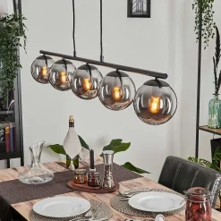 Suspension Gastor Fume, 5 Lumieres