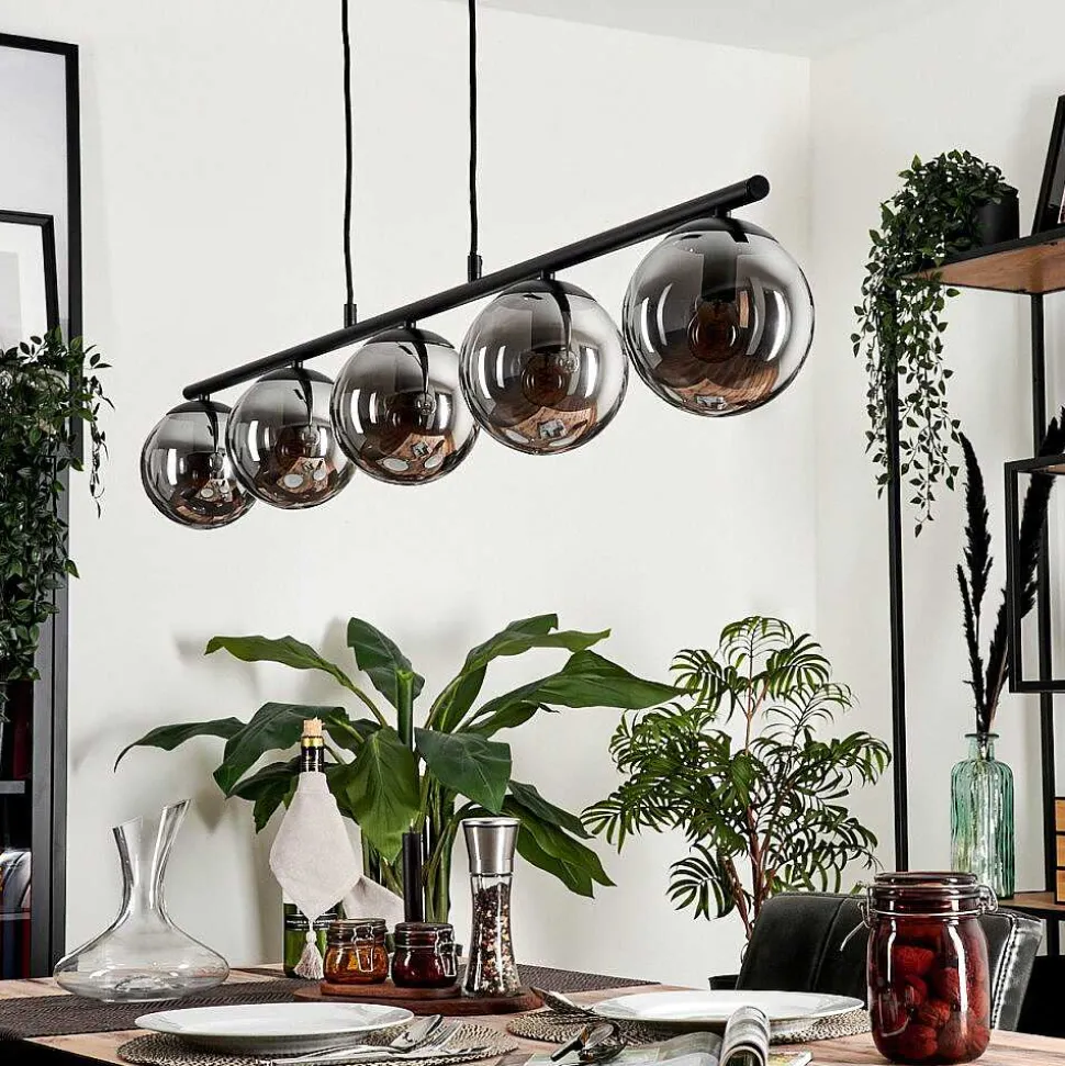 Suspension Gastor Fume, 5 Lumieres